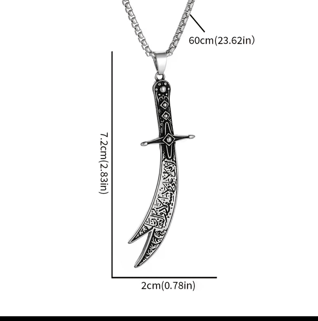 Zulfiqar chain necklace